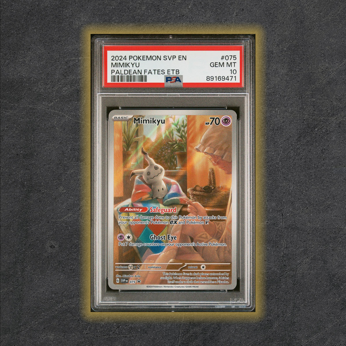 PSA 10 Mimikyu (SVP-075) [Scarlet & Violet Promos] – Heaps Good