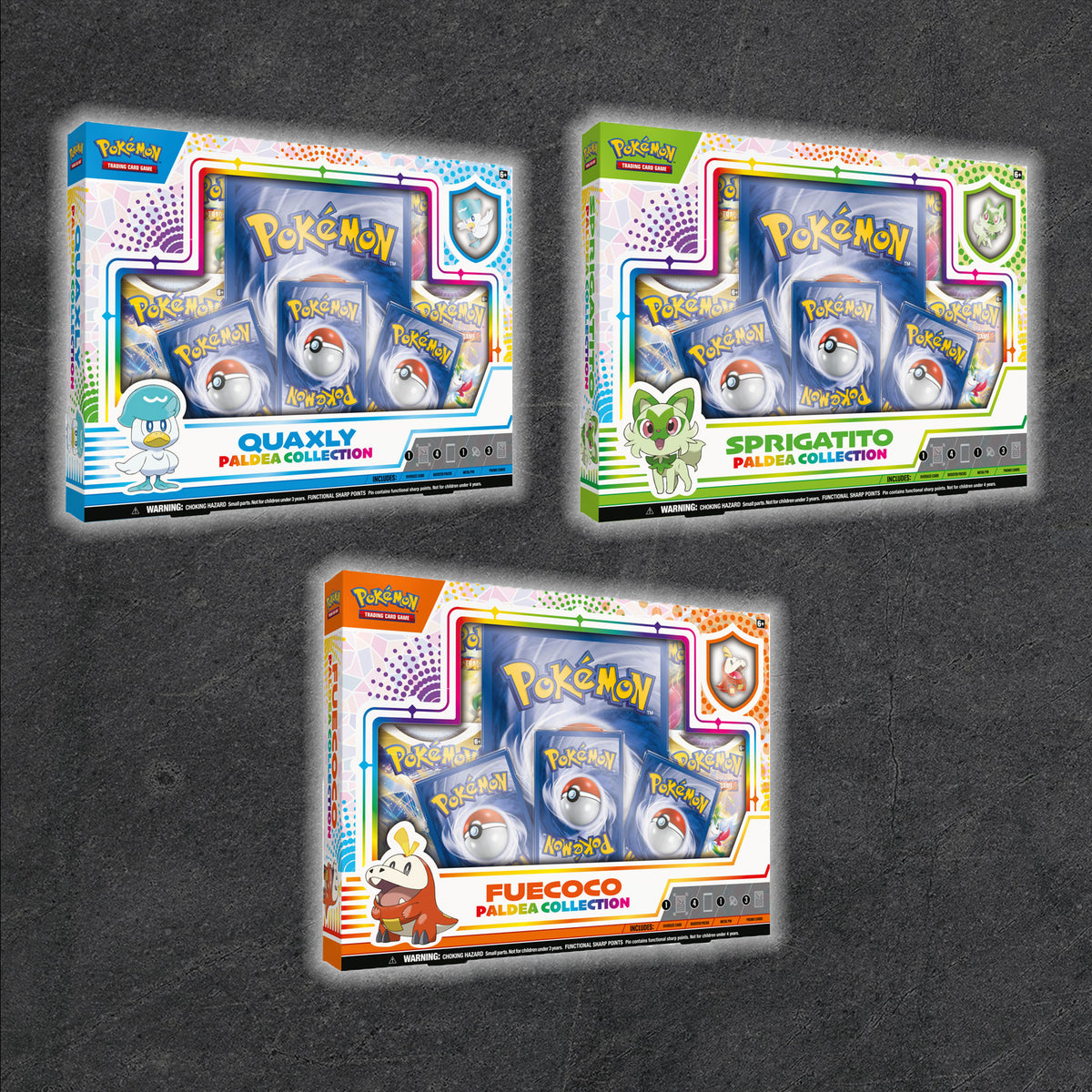 Pokémon Paldea Collection Box Trio – Heaps Good Cards & Collectibles