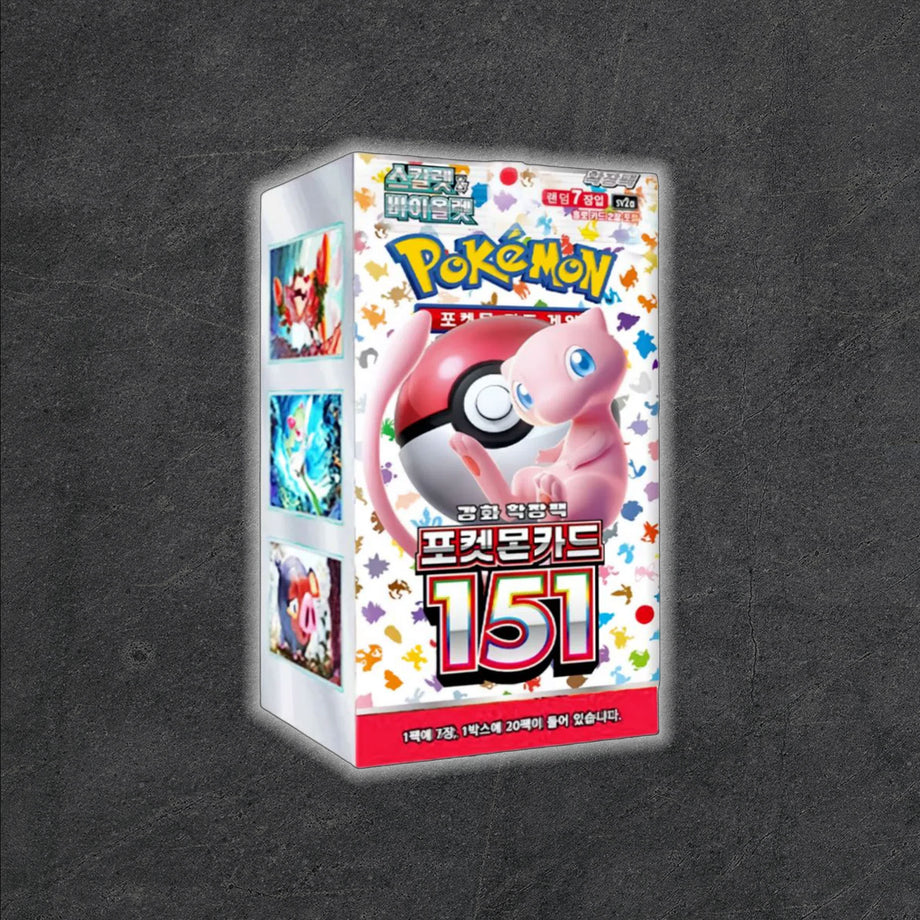 Pokemon TCG - 151 SV2a - Korean Booster Box Heaps Good Cards & Collectibles Pokemon TCG - 151 SV2a - Korean Booster Box Heaps Good Cards & Collectibles