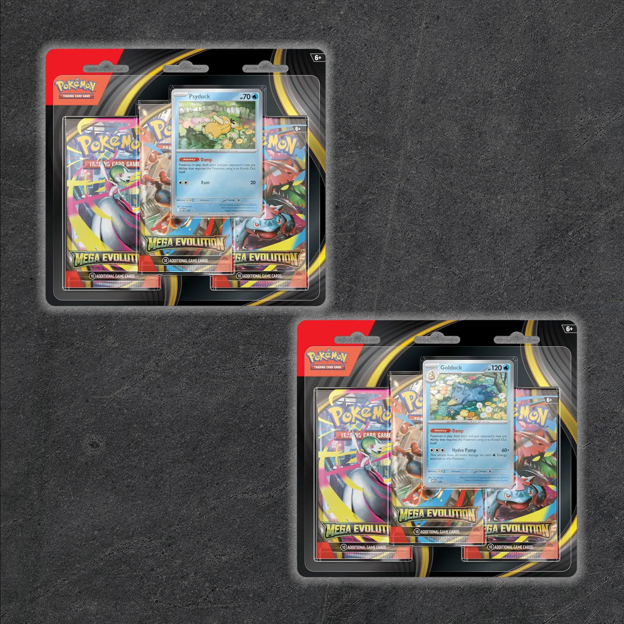 Pokémon Mega Evolution Three Pack Blister (Assorted)