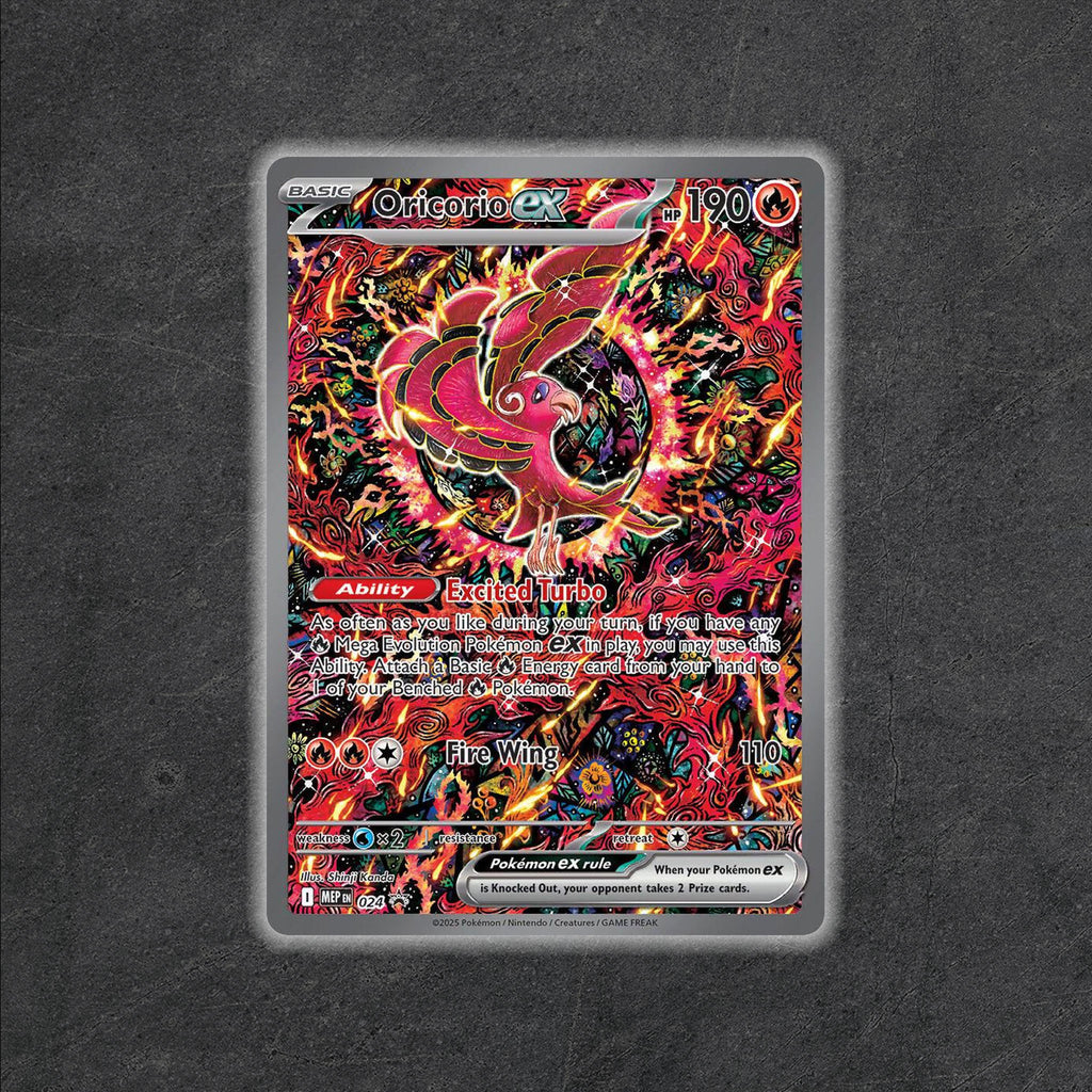 MEP 024 - Oricorio ex - Mega Charizard X ex UPC Promo – Heaps Good ...