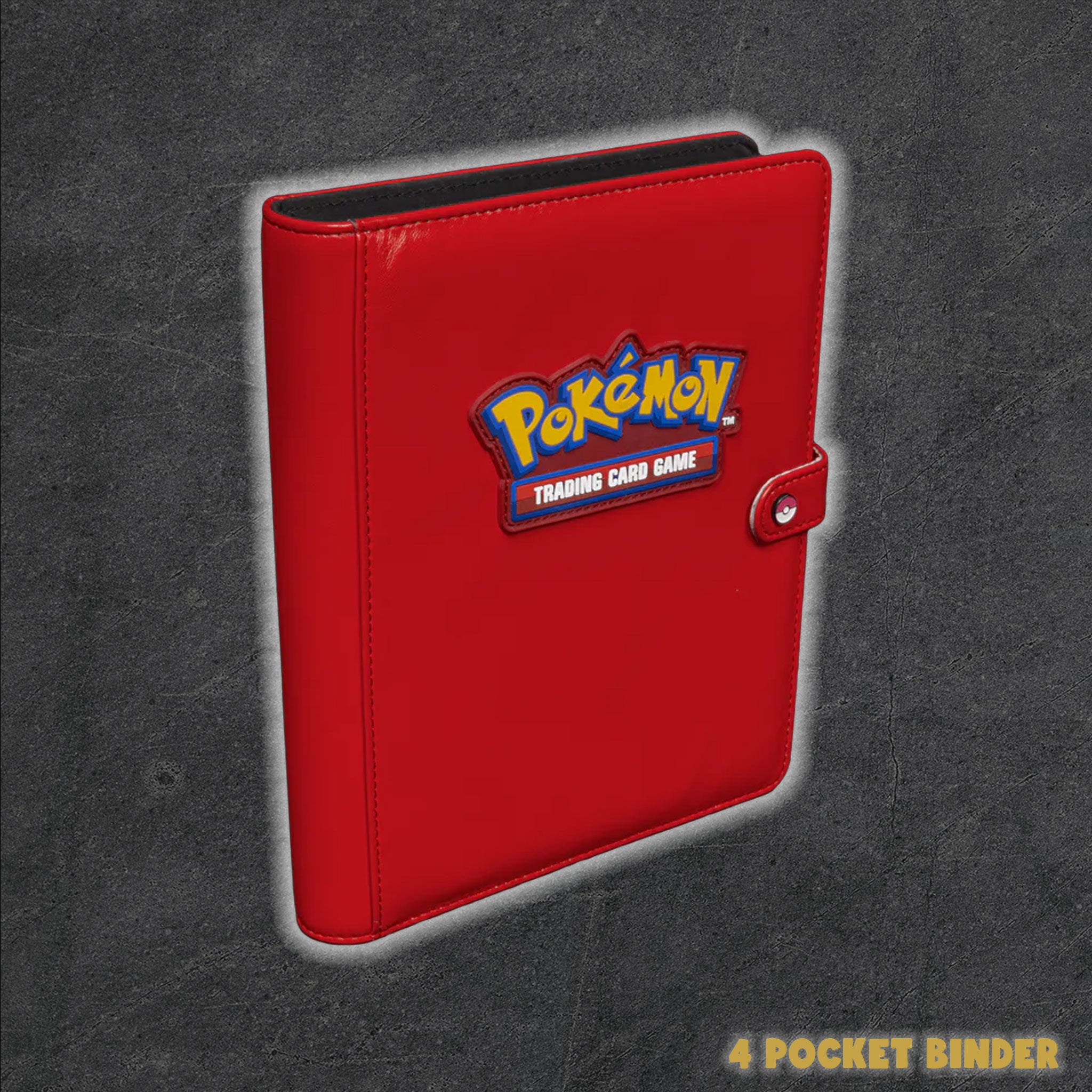 Ultra Pro - Premium Red 4-Pocket Snap Binder for Pokmon Heaps Good Cards & Collectibles Ultra Pro - Premium Red 4-Pocket Snap Binder for Pokmon Heaps Good Cards & Collectibles